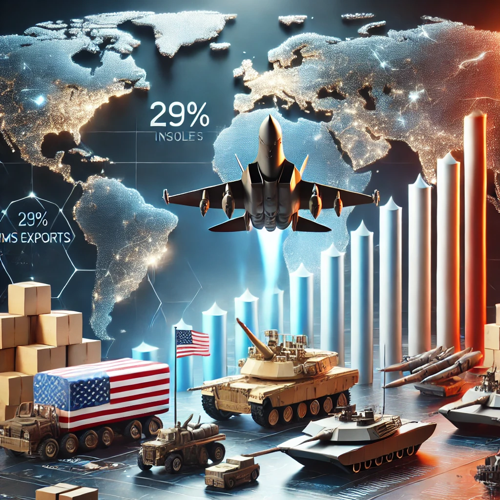صادرات الأسلحة الأمريكية تسجل مستوى قياسيًا بزيادة 29% في 2024
