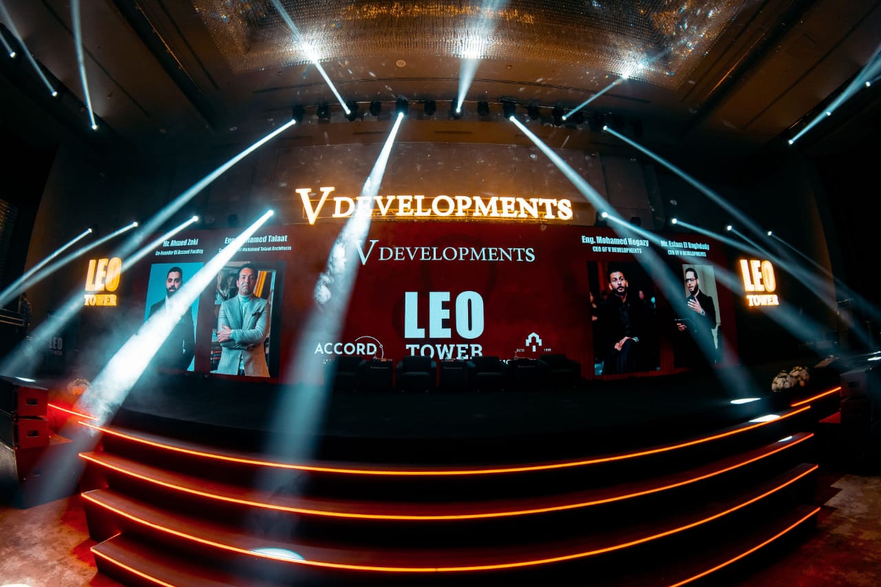 «V DEVELOPMENTS» تطلق مشروع «LEO TOWER» بالعاصمة الإدارية بارتفاع 11 طابقًا